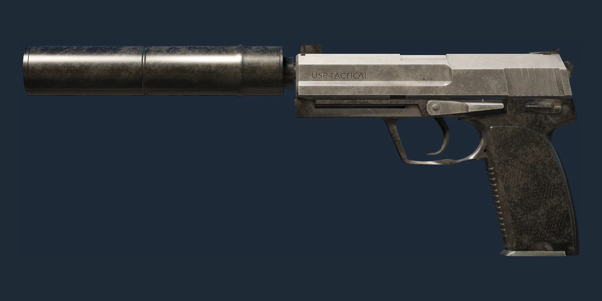 StatTrak™ USP-S | Stainless (Battle-Scarred) preview