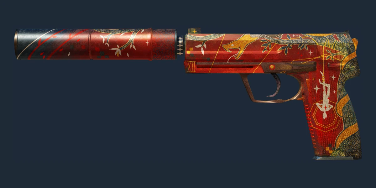 Náhled: USP-S | Traitor (Poničený bojem)