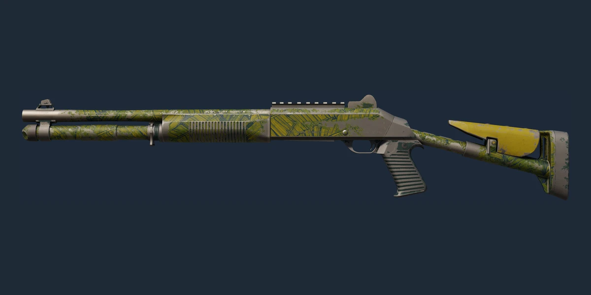 ตัวอย่าง XM1014 | Banana Leaf (มีรอยถลอกอย่างมาก)