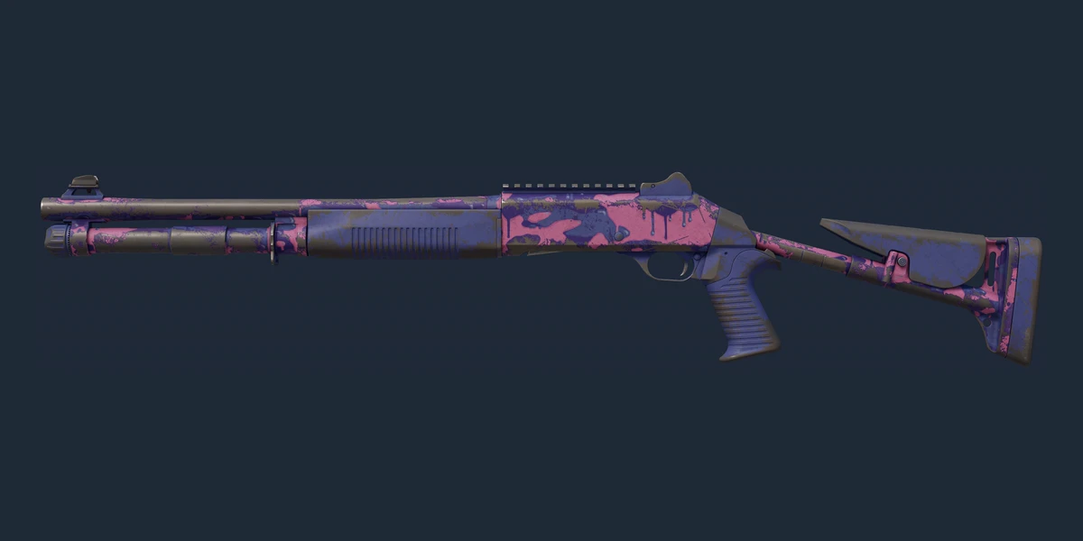 Souvenir XM1014 | Gum Wall Camo (Well-Worn) preview