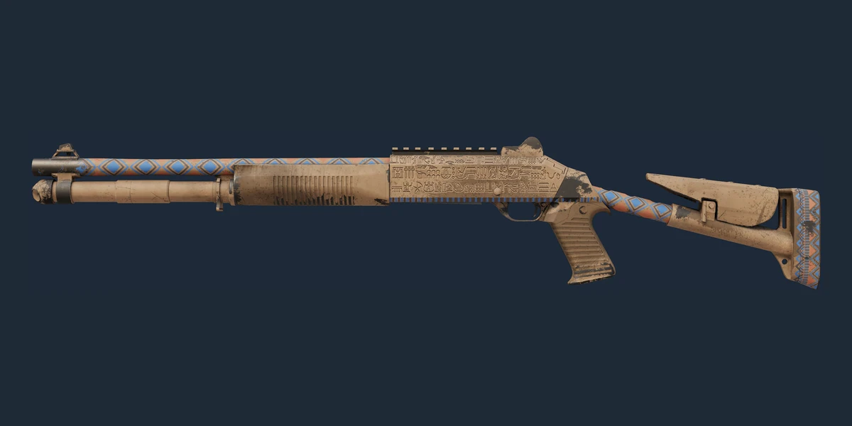 Souvenir XM1014 | Hieroglyph (Well-Worn) preview