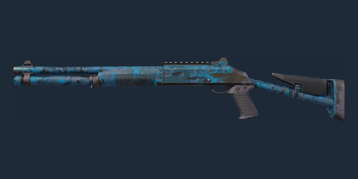 Podgląd: XM1014 | Niebieskie VariCamo (po testach bojowych)